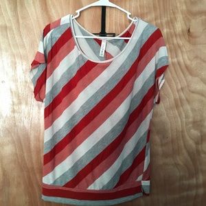 Ms. Bella D. Woman Shirt Striped